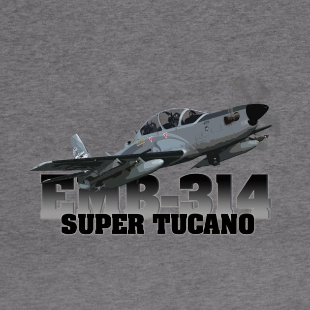 EMB-314 Super Tucano by Caravele